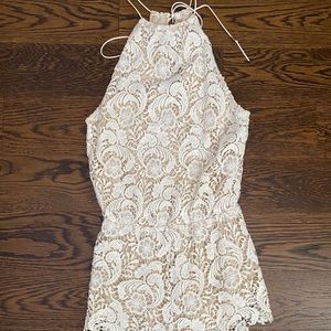 Winston White lace romper